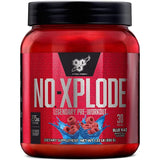 BSN N.O.-XPLODE Pre Workout Powder Blue Razz 30 Servings