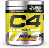 Cellucor Original Beta Alanine Sports Nutrition Bulk Pre Workout Powder for Men & Women | Best Pre-Workout Energy Drink Supplements | Creatine Monohydrate | Orange Burst | 60 Servings - Gluta