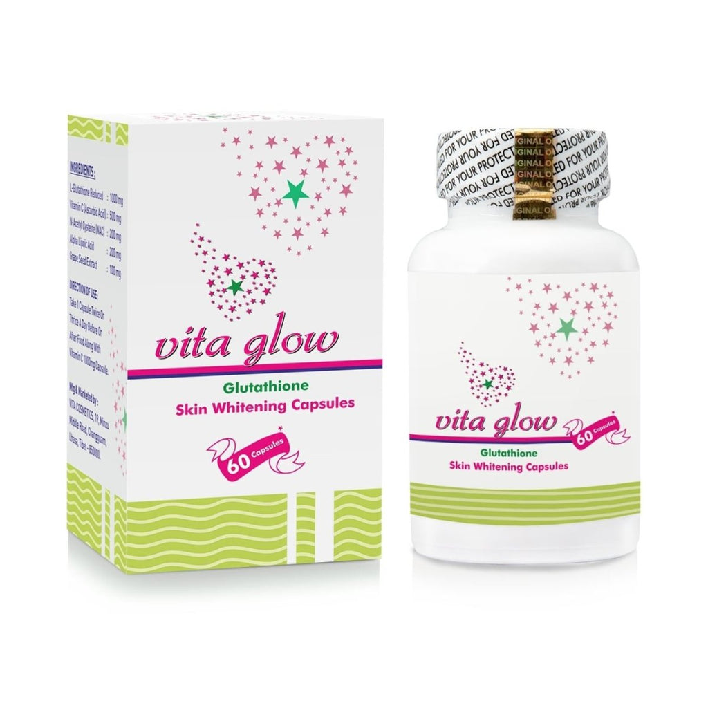 Vita Glow Skin Whitening Glutathione Capsules, 60 Capsules
